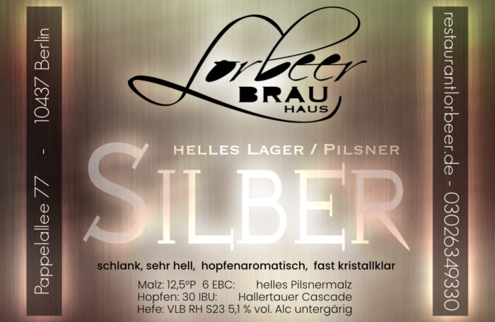 Bier Brauhaus Silber 4fb 2022